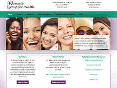 Women's Group for Health website